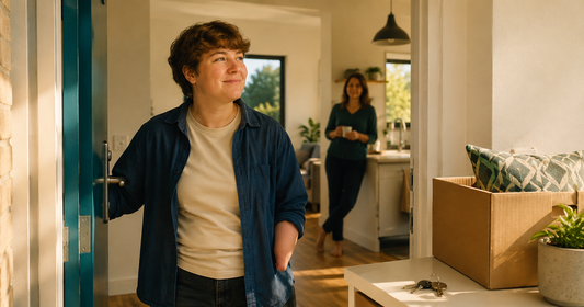 Young adult moving into a new home with support, representing NDIS ILO funding, independent living, and home and living goals.
