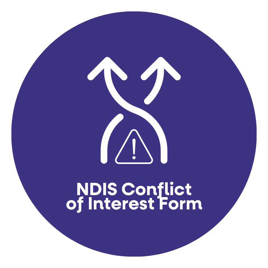 NDIS conflicts of interest form